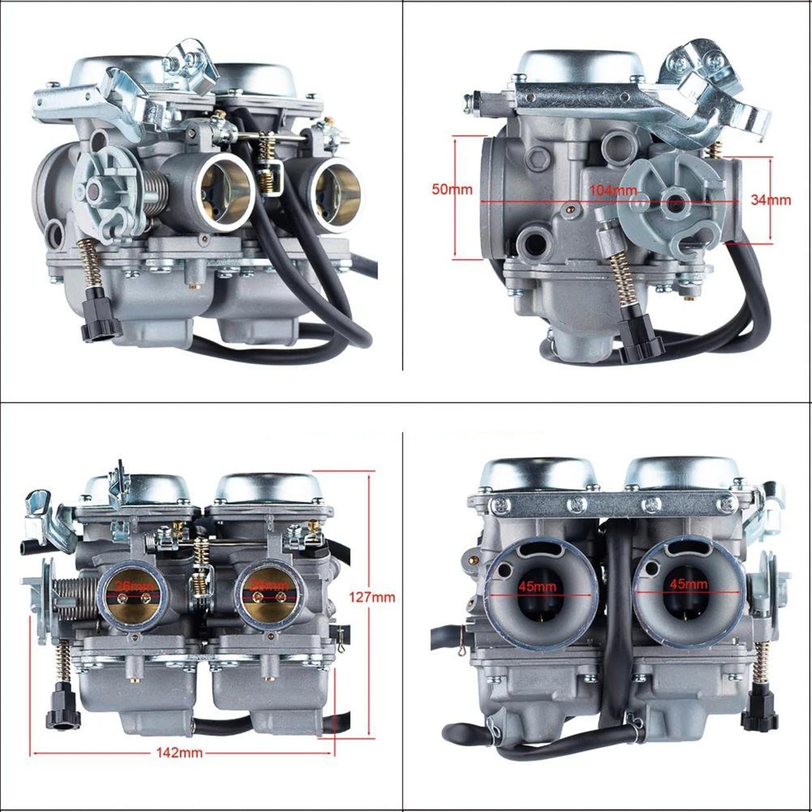 CB250T 400T キャブレター Amazon | キャブ レター デュアルキャブレター 26mm PD26J